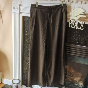 Massimo Golden Brown shimmer wide leg pants